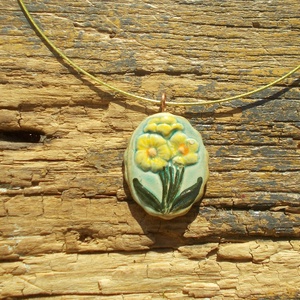 Virágos nyaklánc  - ékszer - nyaklánc - medálos nyaklánc - Meska.hu