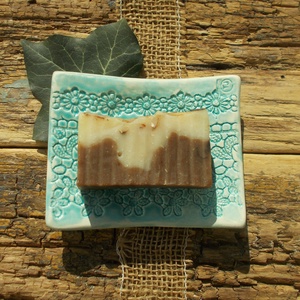 Csipkés  szappantartó - otthon & életmód - fürdőszoba - szappantartó - Meska.hu