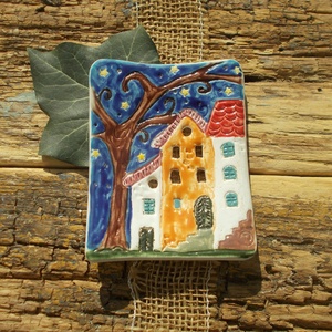 Nyári éj - otthon & életmód - fürdőszoba - szappantartó - Meska.hu