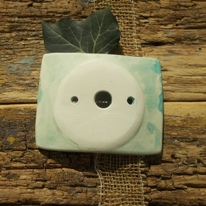 Csipkés  szappantartó - otthon & életmód - fürdőszoba - szappantartó - Meska.hu