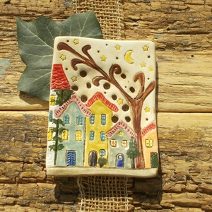 Vidám  nyár, Otthon & Életmód, Fürdőszoba, Szappantartó, Kerámia, MESKA