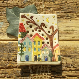 Vidám  nyár - otthon & életmód - fürdőszoba - szappantartó - Meska.hu