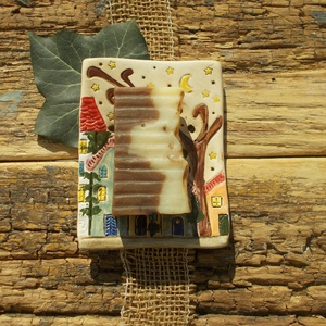 Vidám  nyár - otthon & életmód - fürdőszoba - szappantartó - Meska.hu