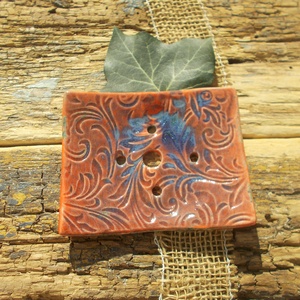 Csipkés szappantartó, Otthon & Életmód, Fürdőszoba, Szappantartó, Kerámia, MESKA