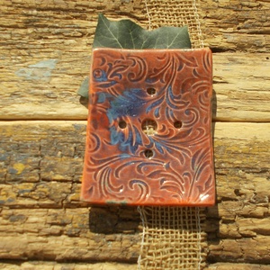 Csipkés szappantartó - otthon & életmód - fürdőszoba - szappantartó - Meska.hu