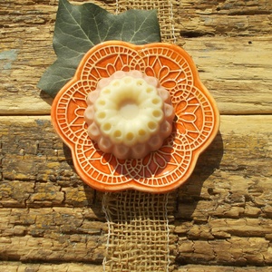 Csipkés szappantartó - otthon & életmód - fürdőszoba - szappantartó - Meska.hu