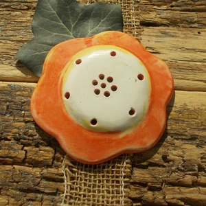 Csipkés szappantartó - otthon & életmód - fürdőszoba - szappantartó - Meska.hu