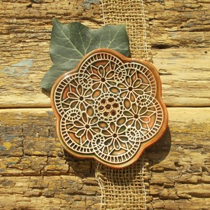 Csipkés szappantartó - otthon & életmód - fürdőszoba - szappantartó - Meska.hu