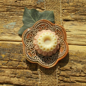 Csipkés szappantartó - otthon & életmód - fürdőszoba - szappantartó - Meska.hu