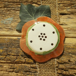 Csipkés szappantartó - otthon & életmód - fürdőszoba - szappantartó - Meska.hu