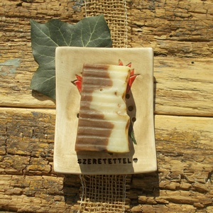 Tulipános  szappantartó - otthon & életmód - fürdőszoba - szappantartó - Meska.hu