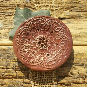 Tenyérnyi szappantartó, Otthon & Életmód, Fürdőszoba, Szappantartó, Kerámia, MESKA