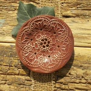 Tenyérnyi szappantartó - otthon & életmód - fürdőszoba - szappantartó - Meska.hu