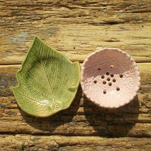 Kétrészes szappantartó - otthon & életmód - fürdőszoba - szappantartó - Meska.hu