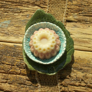 Kétrészes szappantartó - otthon & életmód - fürdőszoba - szappantartó - Meska.hu