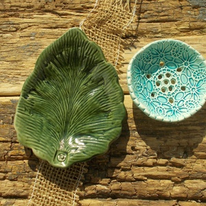 Kétrészes szappantartó - otthon & életmód - fürdőszoba - szappantartó - Meska.hu