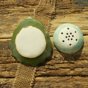 Kétrészes szappantartó - otthon & életmód - fürdőszoba - szappantartó - Meska.hu