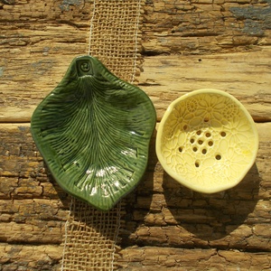 Kétrészes szappantartó - otthon & életmód - fürdőszoba - szappantartó - Meska.hu