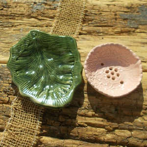 Kétrészes szappantartó - otthon & életmód - fürdőszoba - szappantartó - Meska.hu