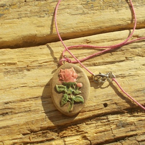 Virágos nyaklánc  - ékszer - nyaklánc - medálos nyaklánc - Meska.hu