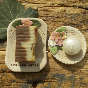 Legjobb anya - otthon & életmód - fürdőszoba - szappantartó - Meska.hu