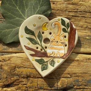 Cirmi a fán - otthon & életmód - fürdőszoba - szappantartó - Meska.hu