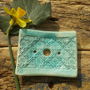 Antikolt szappantartó, Otthon & Életmód, Fürdőszoba, Szappantartó, Kerámia, MESKA