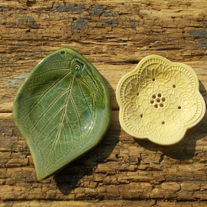 Kétrészes szappantartó - otthon & életmód - fürdőszoba - szappantartó - Meska.hu