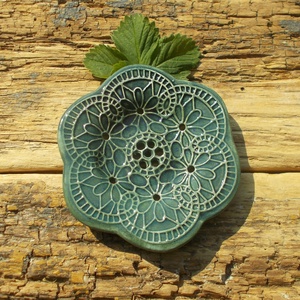 Tenyérnyi szappantartó - otthon & életmód - fürdőszoba - szappantartó - Meska.hu