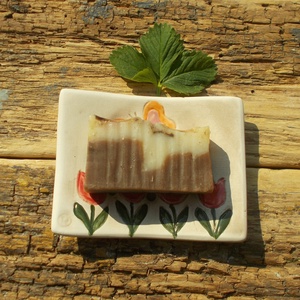 Tulipános  szappantartó - otthon & életmód - fürdőszoba - szappantartó - Meska.hu