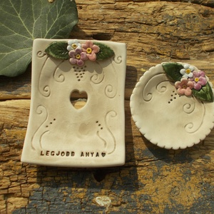 Legjobb anya, Otthon & Életmód, Fürdőszoba, Szappantartó, Kerámia, MESKA