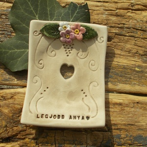 Legjobb anya - otthon & életmód - fürdőszoba - szappantartó - Meska.hu