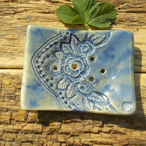 Antikolt szappantartó, Otthon & Életmód, Fürdőszoba, Szappantartó, Kerámia, MESKA