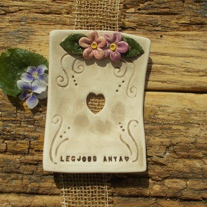 Legjobb anya - otthon & életmód - fürdőszoba - szappantartó - Meska.hu