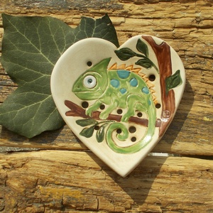 Kaméleon, Otthon & Életmód, Fürdőszoba, Szappantartó, Kerámia, MESKA