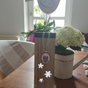 keresztszemes hímzett nyaklánc - ékszer - ékszerszett - Meska.hu