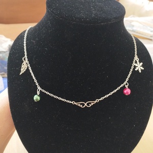 Angyalszárny medálos karácsonyi nyaklánc , Ékszer, Nyaklánc, Medál, Ékszerkészítés, MESKA