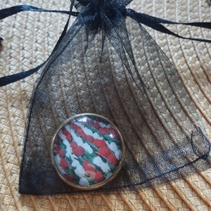 Kokárda kitűző  - ékszer - kitűző és bross - kitűző - Meska.hu