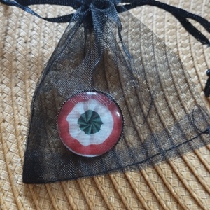 Kokárda kitűző  - ékszer - kitűző és bross - kitűző - Meska.hu