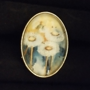 Pitypang gyűrű , Ékszer, Gyűrű, Figurális gyűrű, Ékszerkészítés, MESKA