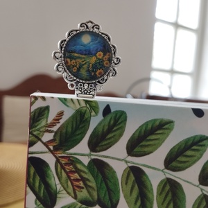 Vonalzó vagy könyvjelző Van Gogh motívumos lencsével  - táska & tok - kulcstartó & táskadísz - kulcstartó - Meska.hu