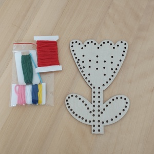 Hímezhető fa virág , DIY (Csináld magad), Egységcsomag, Hímzés, MESKA