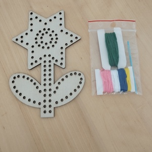 Hímezhető fa virág , DIY (Csináld magad), Egységcsomag, Hímzés, MESKA