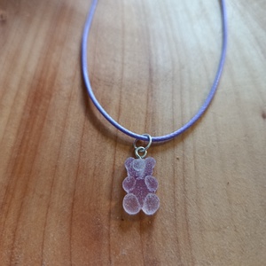 Gumimacis nyaklánc   - ékszer - nyaklánc - medálos nyaklánc - Meska.hu