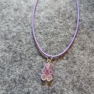 Gumimacis nyaklánc   - ékszer - nyaklánc - medálos nyaklánc - Meska.hu