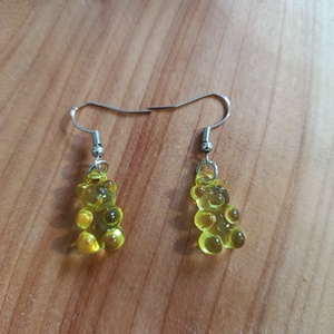 Gumimacis  fülbevaló, Ékszer, Nyaklánc, Medálos nyaklánc, Ékszerkészítés, MESKA