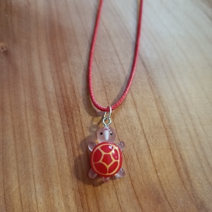 Sötétben világító teknőc nyaklánc  , Ékszer, Nyaklánc, Medálos nyaklánc, Ékszerkészítés, MESKA