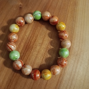 Cukorka színű karkötő gyermekeknek , Ékszer, Karkötő, Gyöngyös karkötő, Gyöngyfűzés, gyöngyhímzés, Ékszerkészítés, MESKA