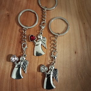 kulcstartó angyallal  - táska & tok - kulcstartó & táskadísz - kulcstartó - Meska.hu