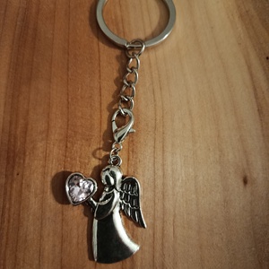 kulcstartó angyallal  - táska & tok - kulcstartó & táskadísz - kulcstartó - Meska.hu